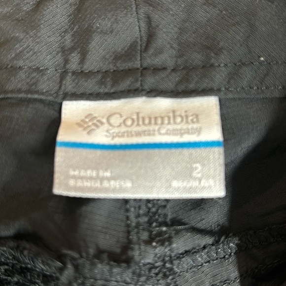 Columbia PFG rain or water resistant black pants women size 2 - Picture 10 of 10
